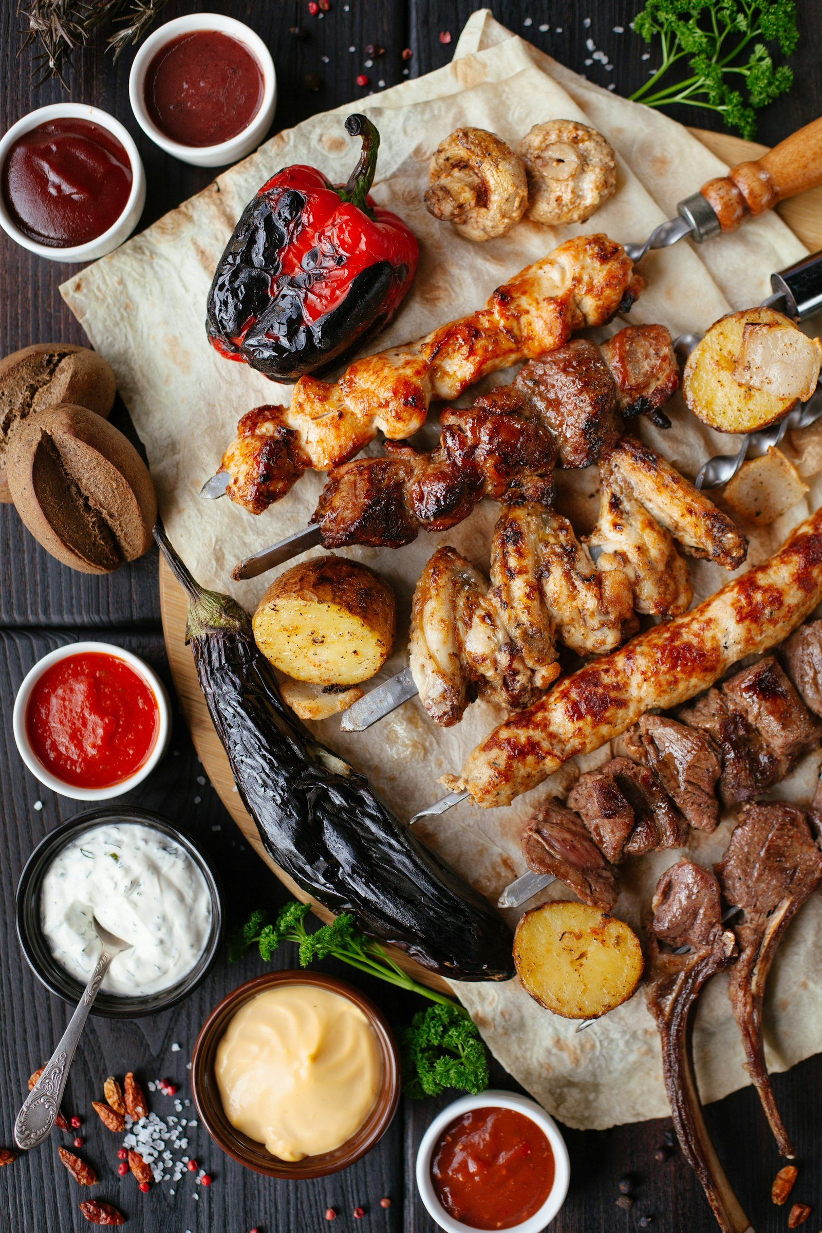 Parrilla de cortes argentinos